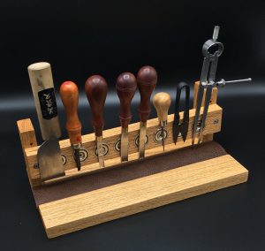 Custom Magnetic Tool Stand, Tool Stand, Tool Caddy by Custom Leather and Pen