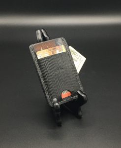 Custom Personalized Minimalist Wallet MiniMaxV2 in Black Epi Calfskin