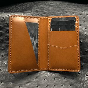 Leather Pocket Organizer Wallet by Custom Leather and Pen