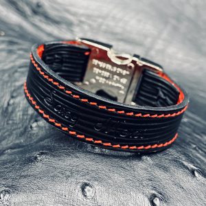 Luxury Leather Bracelet by Custom Leather and Pen