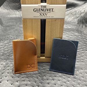 EDC2 Personalized Leather Minimalist Wallet by Custom Leather and Pen