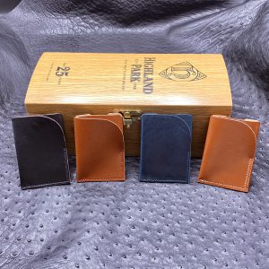 EDC2 Personalized Leather Minimalist Wallet by Custom Leather and Pen