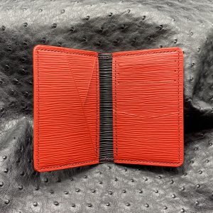 Leather Pocket Organizer Wallet by Custom Leather and Pen