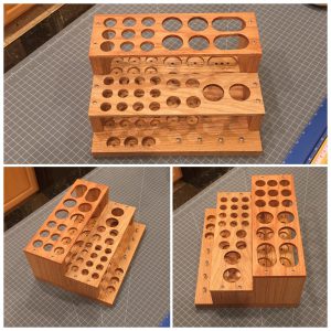 Custom Leather Tool Organizer, Tool Caddy by Custom Leather and Pen