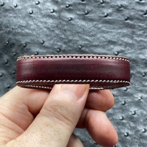 Leather Cuff Bracelet by Custom Leather and Pen