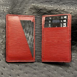 Leather Pocket Organizer Wallet by Custom Leather and Pen