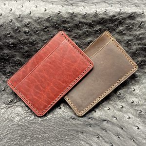 The EDC3H Handmade Leather Minimalist Wallet by Custom Leather and Pen
