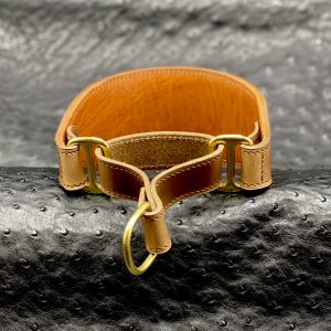 Custom Leather Martingale Dog Collar, Luxury Martingale Dog Collar, Personalized Dog Collar