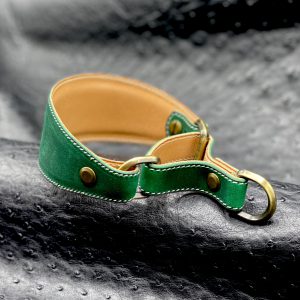 Custom Leather Martingale Dog Collar, Luxury Martingale Dog Collar, Personalized Dog Collar