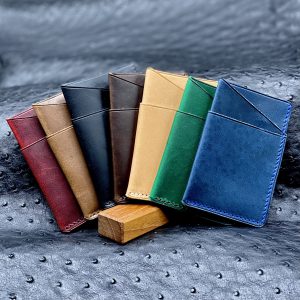 Custom Handmade EDC3 Minimalist Wallet, Custom Mens Wallets