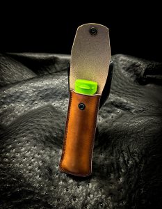 Personalized Epi Pen Carrying Case in Horween Leather by Custom Leather and Pen