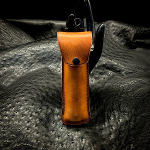 Personalized Epi Pen Carrying Case in Horween Leather by Custom Leather and Pen